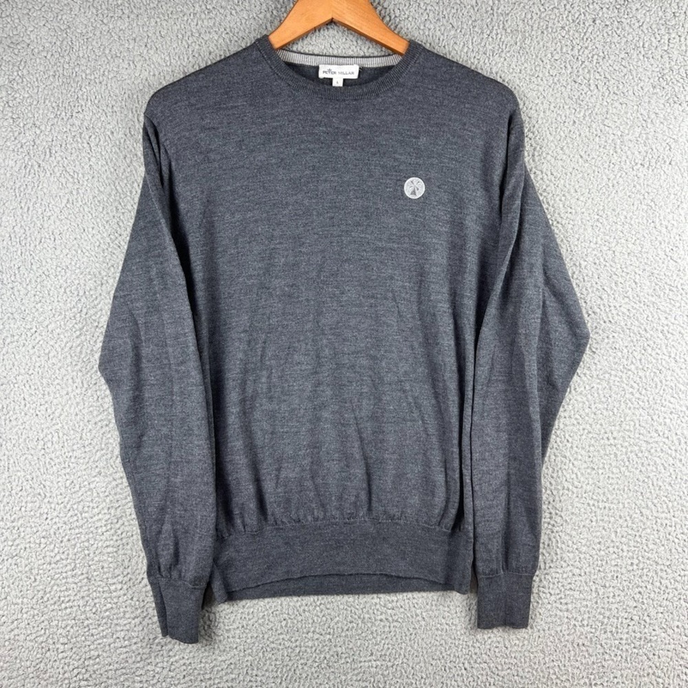 Peter Millar Crown Soft Sweater Mens Large Merino Wool Silk Nylon Blend‎ Knit